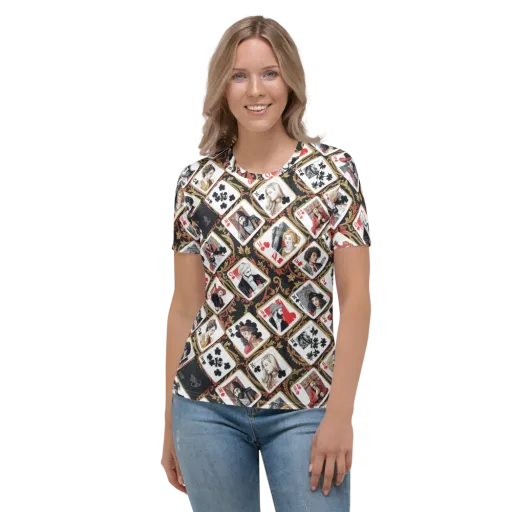 Gilded Deck on a Women's Crew Neck T-Shirt