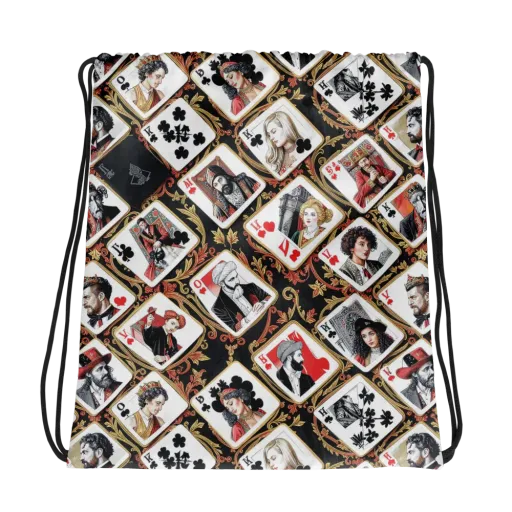 Gilded Deck on a Drawstring Bag