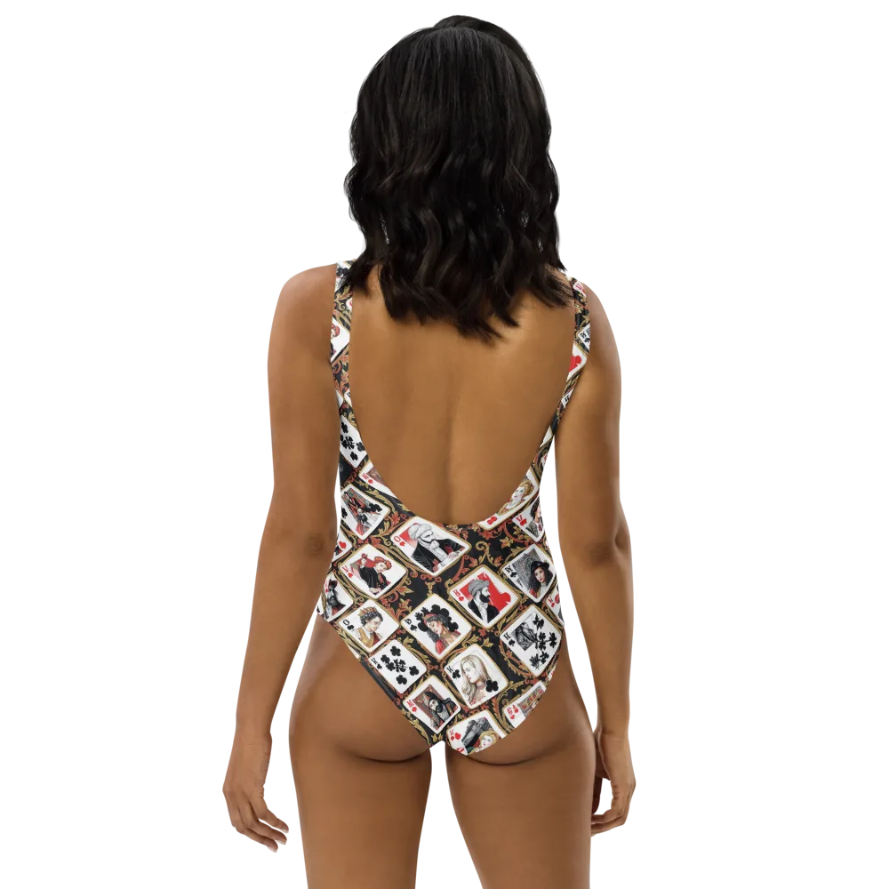 Gilded Deck on One-Piece Swimsuit — Back