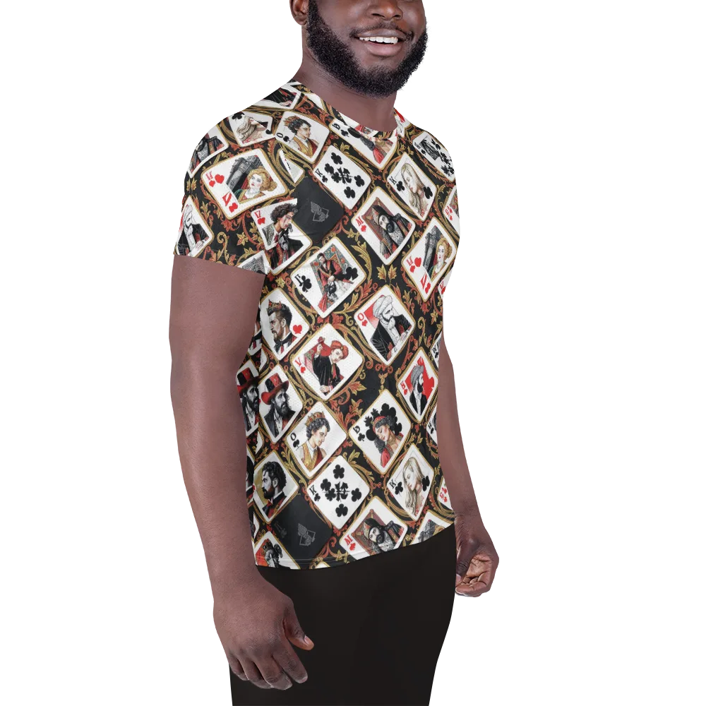 Gilded Deck on Men's Athletic T-Shirt — Right