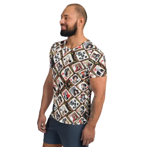 Gilded Deck on a Men's Athletic T-Shirt