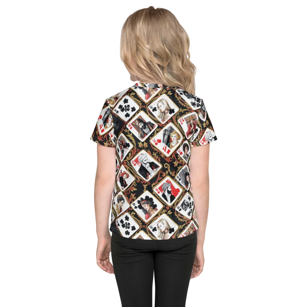 Gilded Deck on Kids Crew Neck T-Shirt — Back