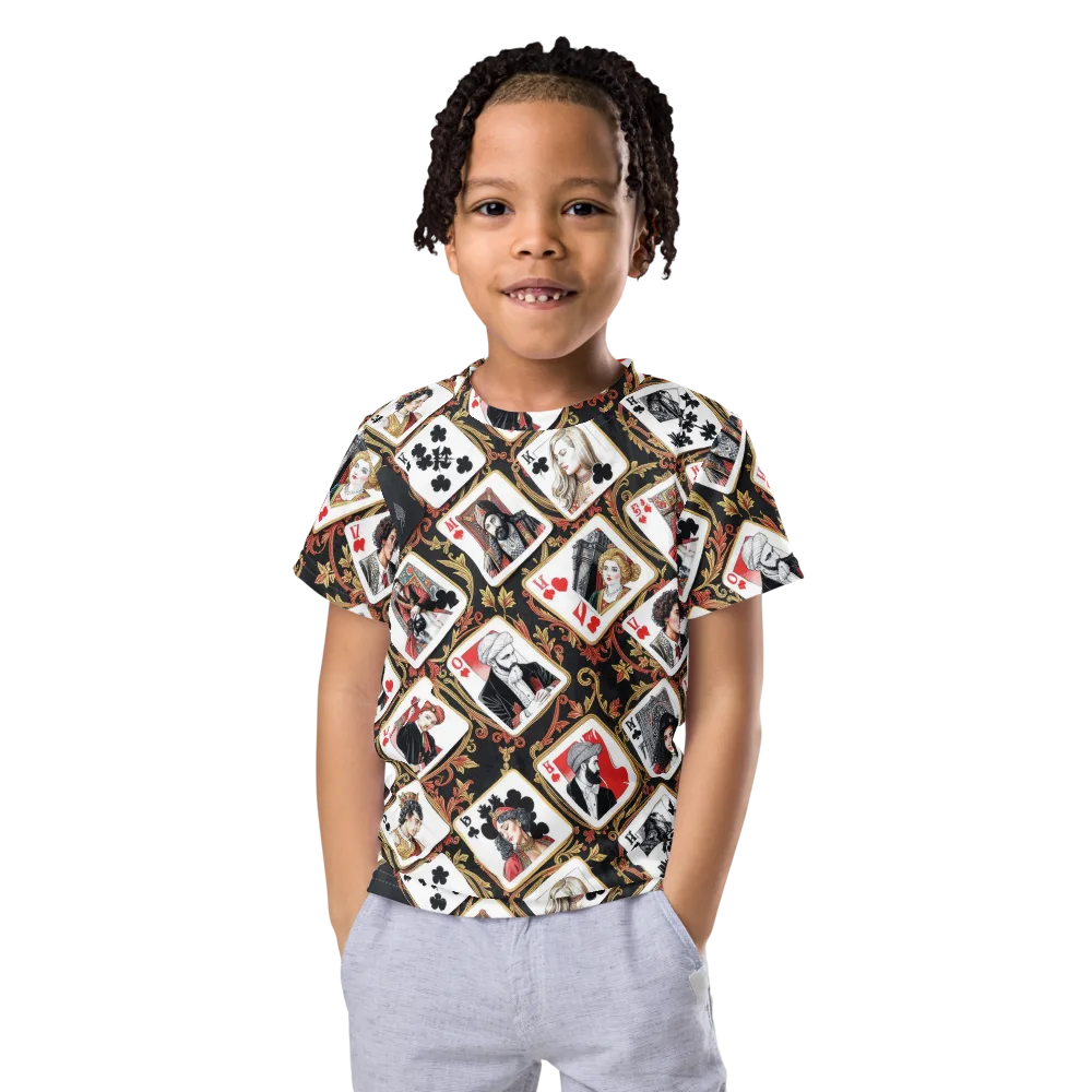 Gilded Deck on Kids Crew Neck T-Shirt — Front