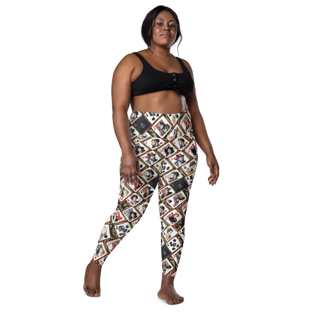 Gilded Deck on Leggings with Pockets — Front
