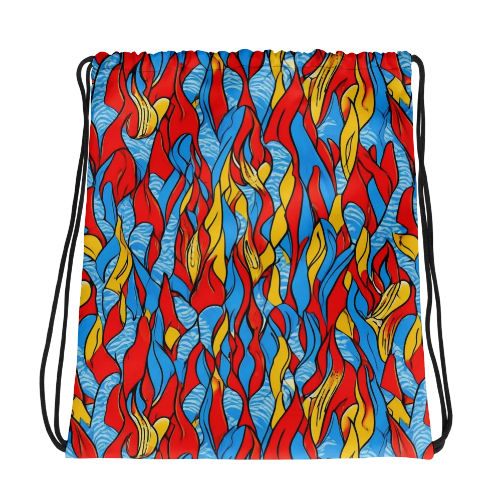 Flamewater Garden on Drawstring Bag — Photo