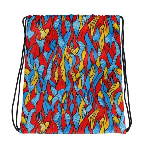 Flamewater Garden on a Drawstring Bag