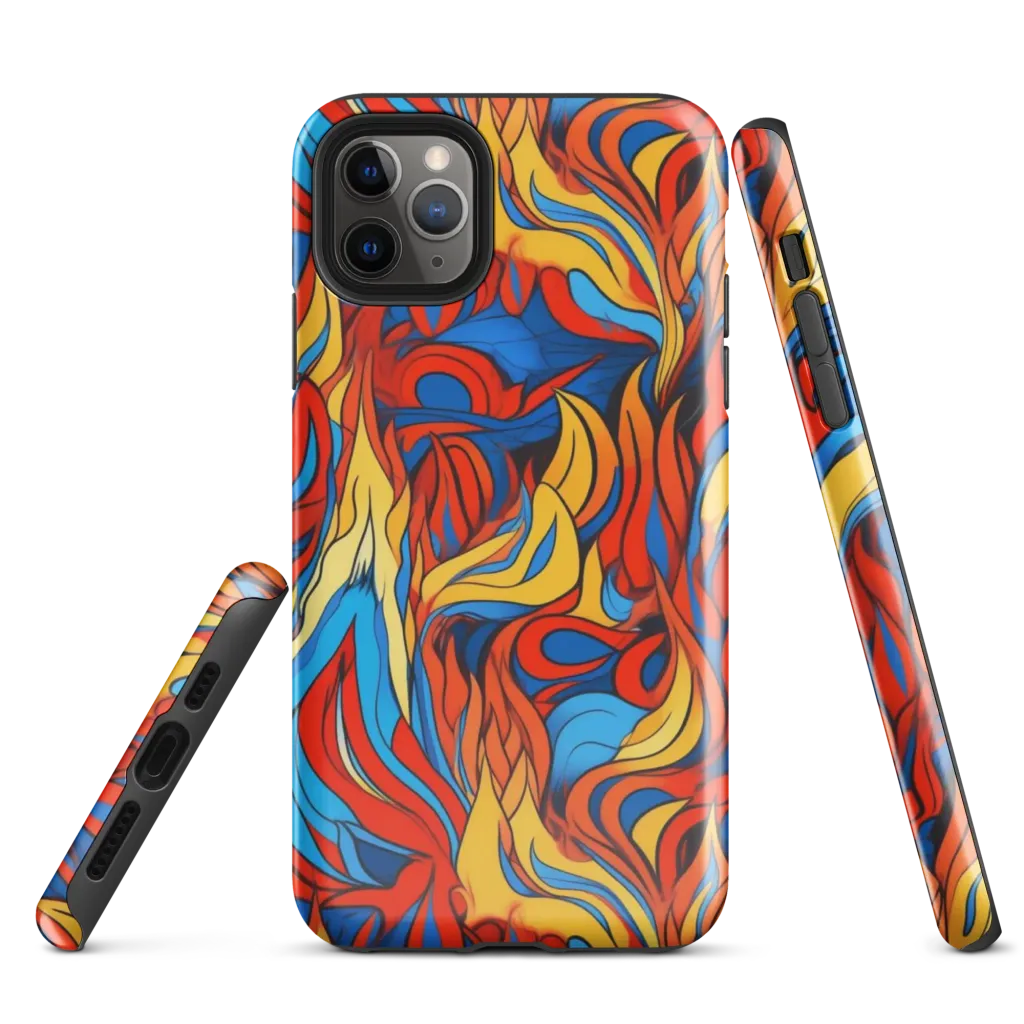 Ember Foliage on Tough Case for iPhone® — Front