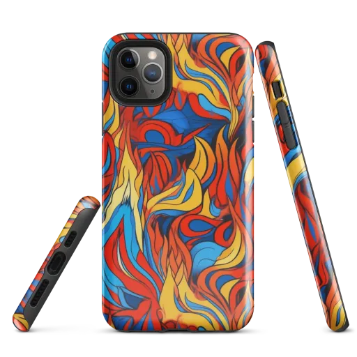 Ember Foliage on a Tough Case for iPhone®