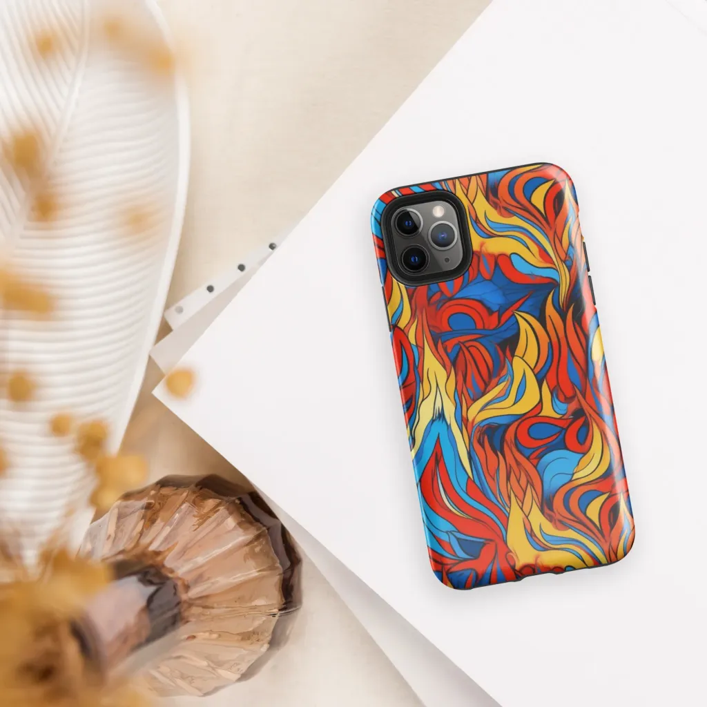 Ember Foliage on Tough Case for iPhone® — Front
