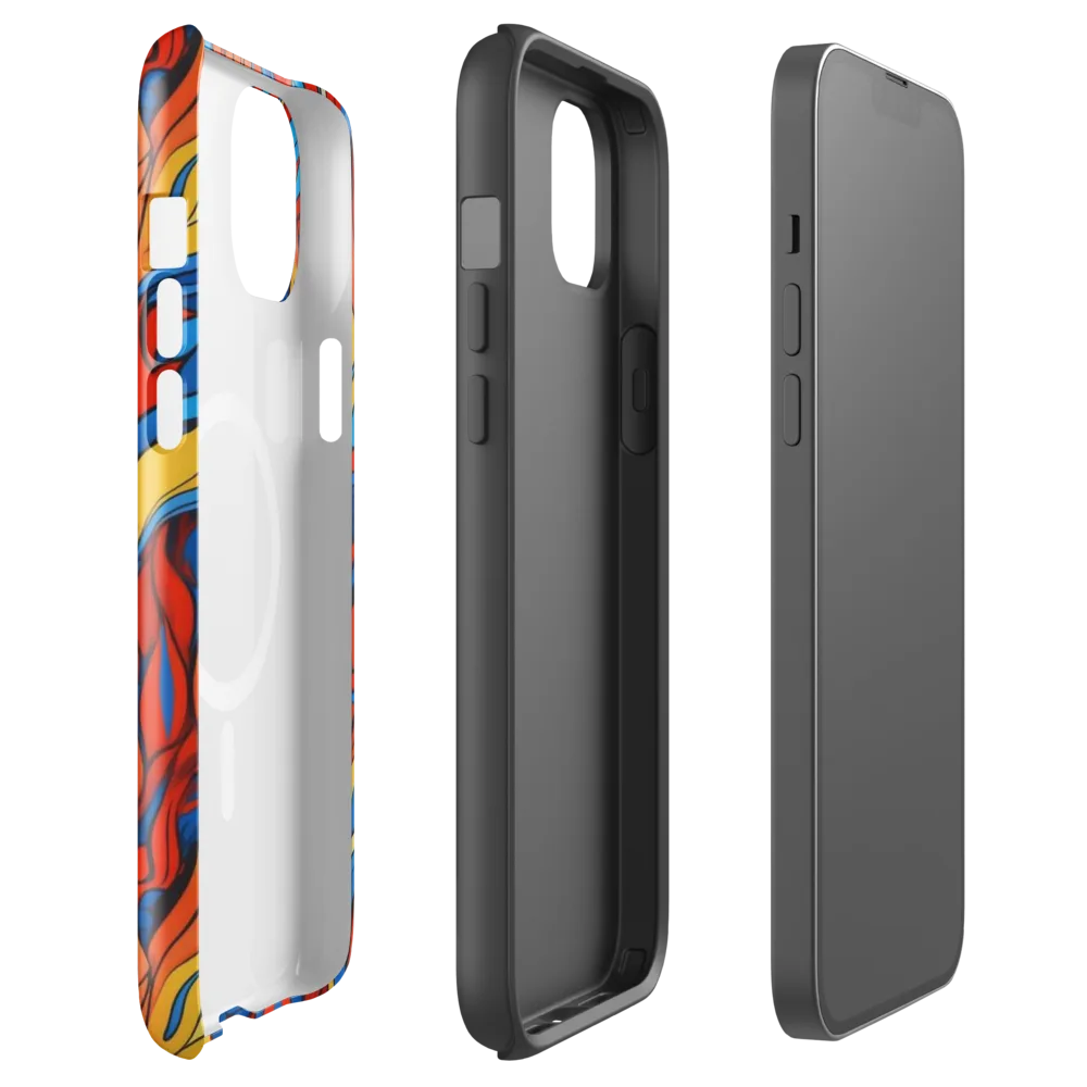Ember Foliage on MagSafe Tough Case for iPhone® — Front