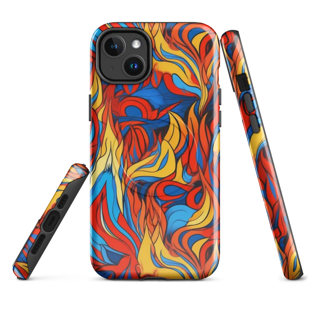 Ember Foliage on MagSafe Tough Case for iPhone® — Front