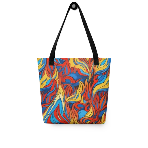Ember Foliage on a Tote Bag