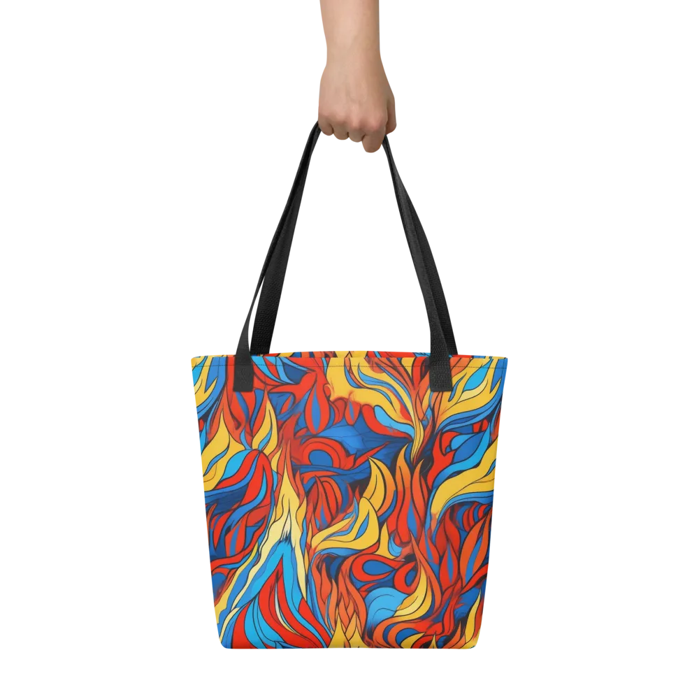 Ember Foliage on Tote Bag — Front