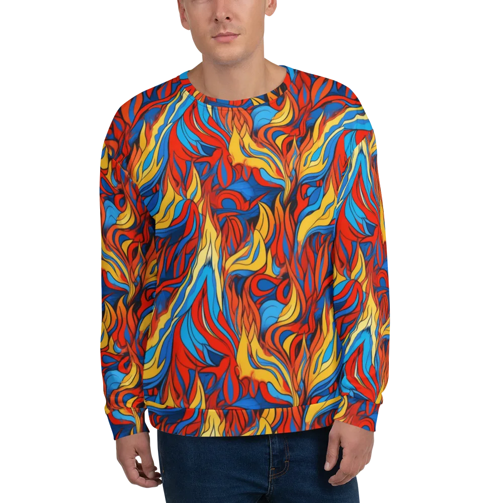 Ember Foliage on Sweatshirt — Front