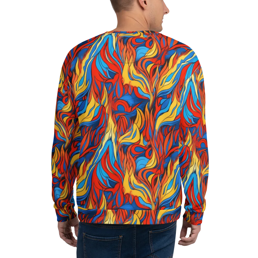 Ember Foliage on Sweatshirt — Back