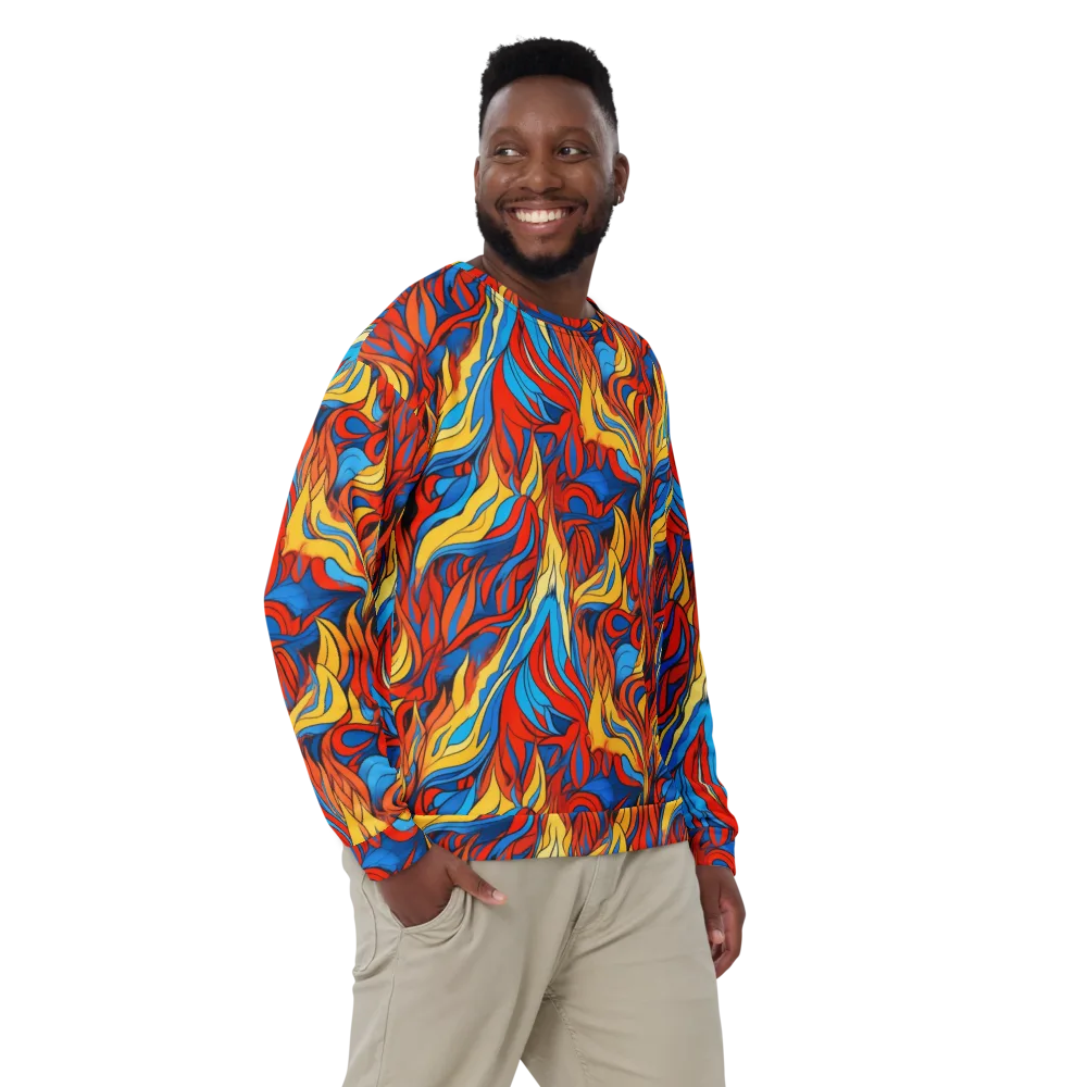 Ember Foliage on Sweatshirt — Front