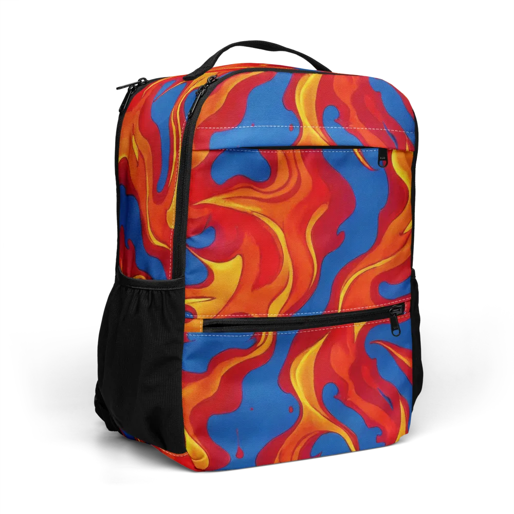 Firestorm Blue on Utility Backpack — Right Front