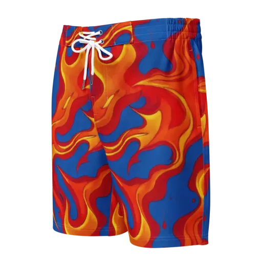Firestorm Blue on a Men's Board Shorts