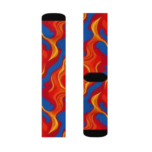 Firestorm Blue on a Socks