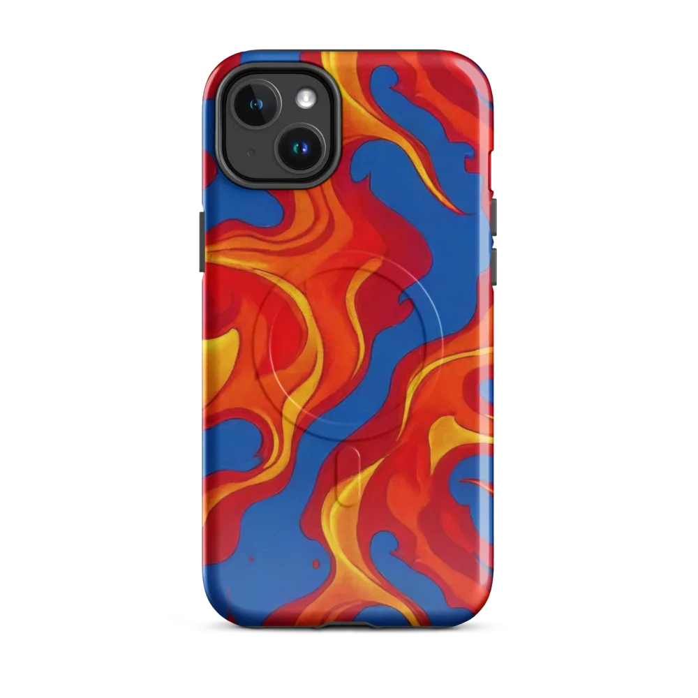 Firestorm Blue on MagSafe Tough Case for iPhone® — Front