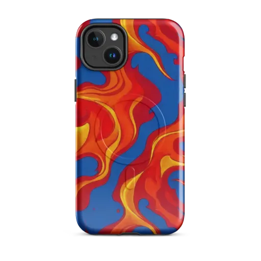 Firestorm Blue on a MagSafe Tough Case for iPhone®