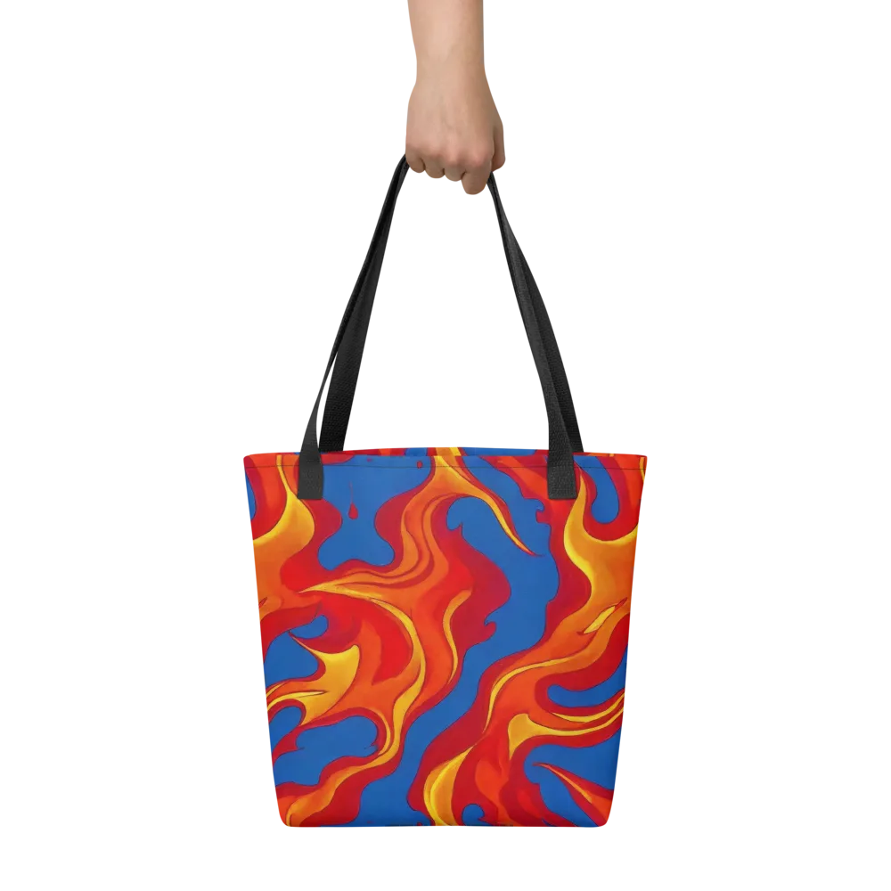 Firestorm Blue on Tote Bag — Front
