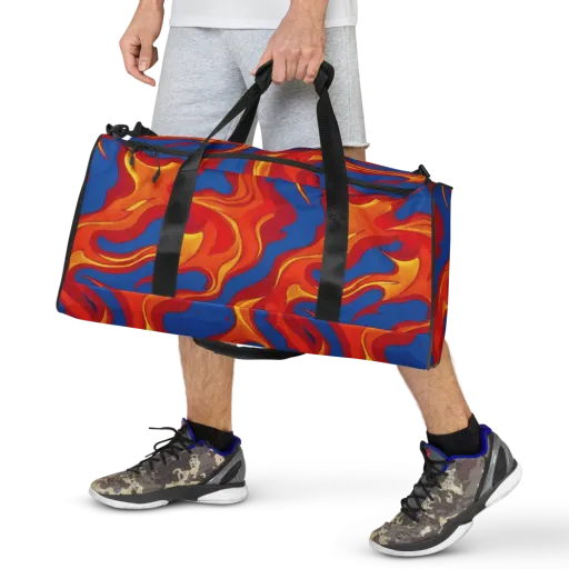 Firestorm Blue on a Duffle Bag