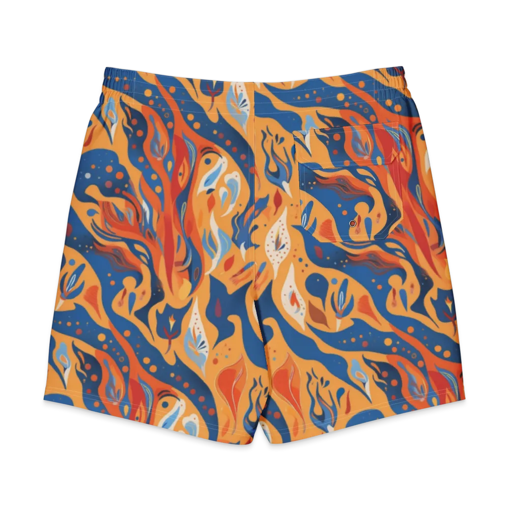 Solar Aviary on Men's Board Shorts — Back