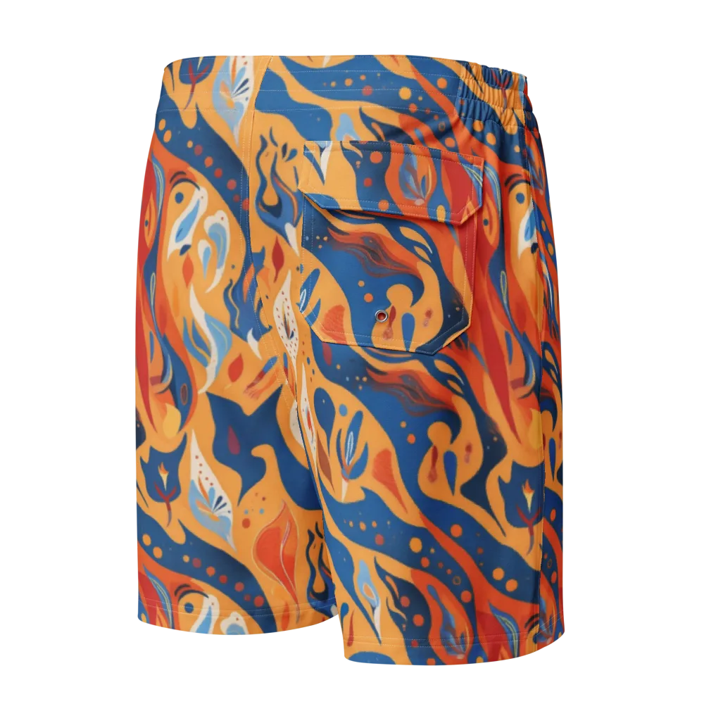 Solar Aviary on Men's Board Shorts — Back
