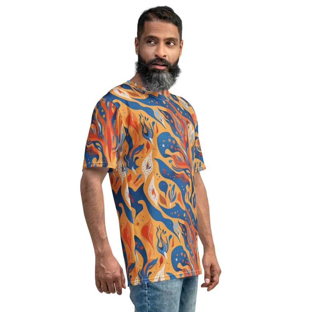 Solar Aviary on Men's Crew Neck T-Shirt — Right