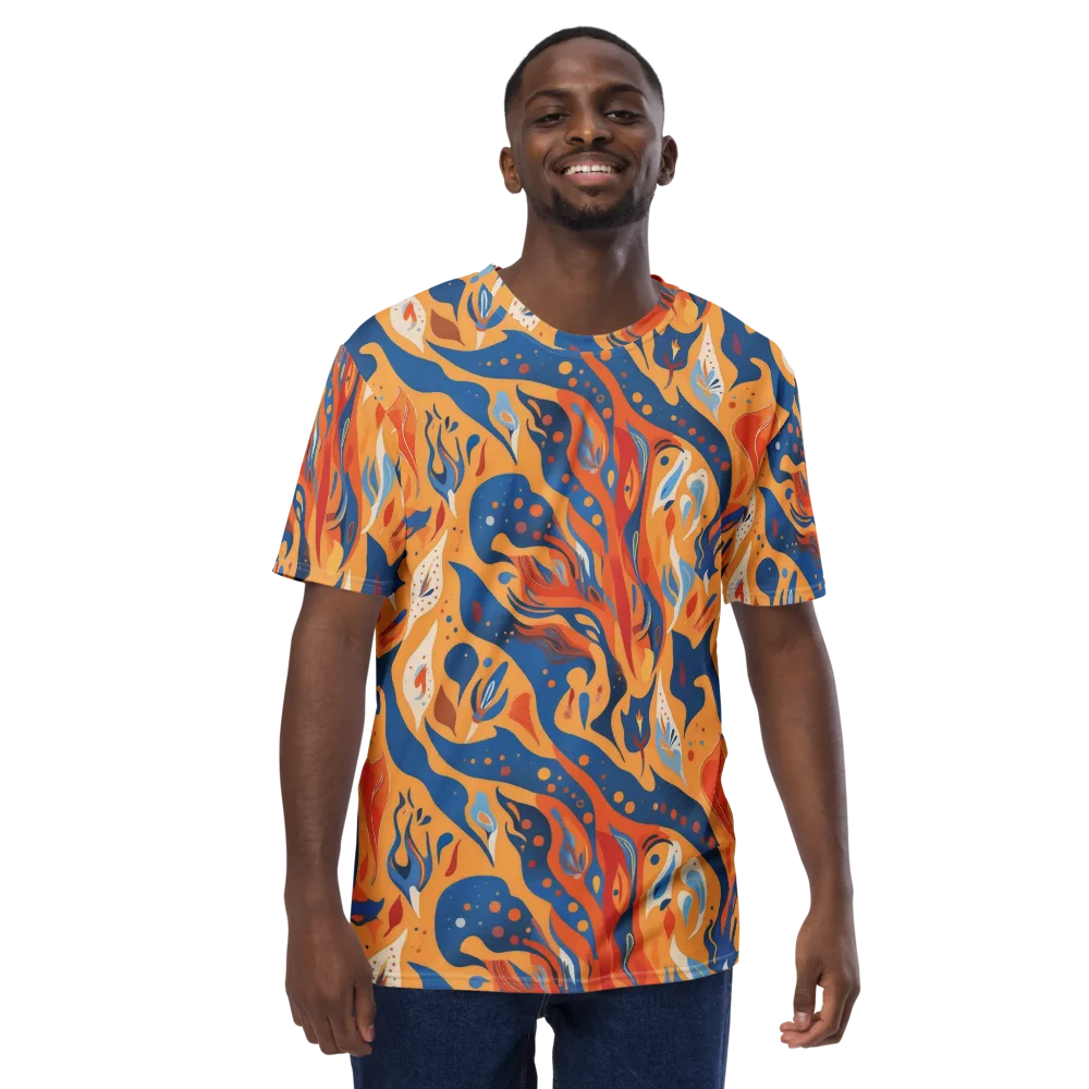 Solar Aviary on Men's Crew Neck T-Shirt — Front