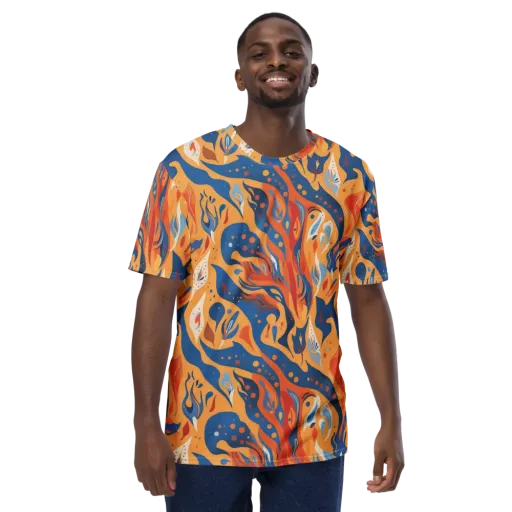 Solar Aviary on a Men's Crew Neck T-Shirt
