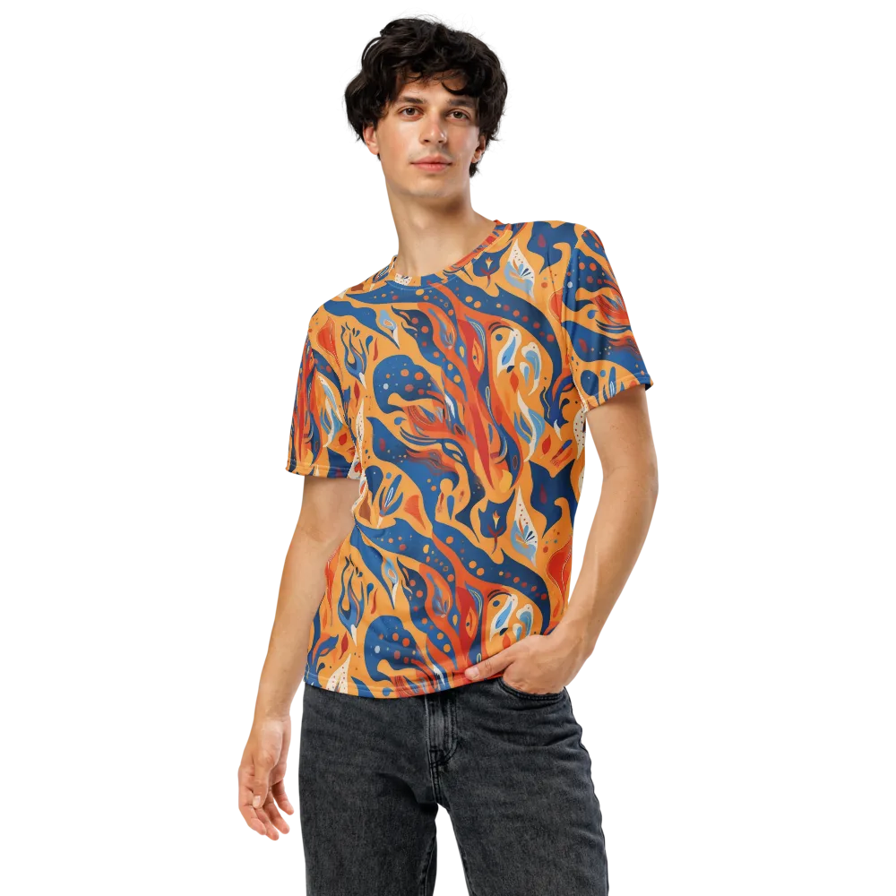 Solar Aviary on Men's Crew Neck T-Shirt — Front