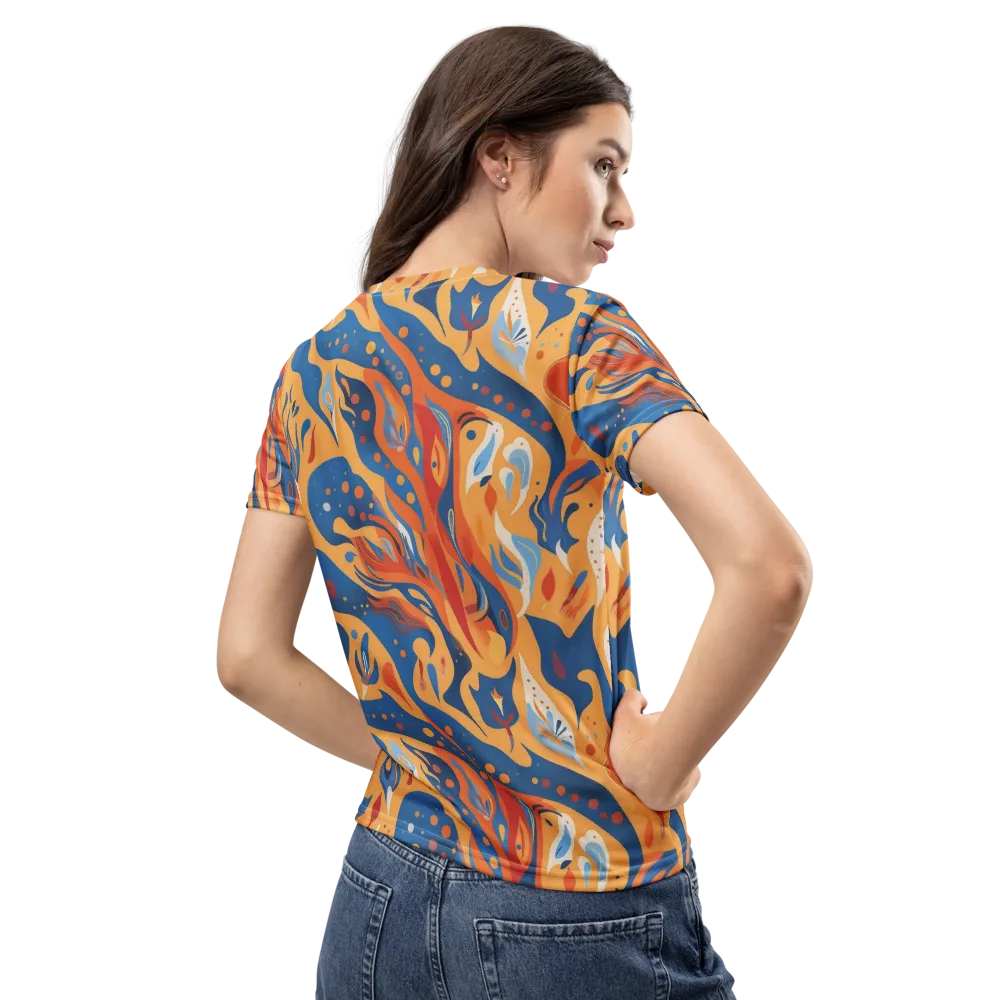 Solar Aviary on Women's Crew Neck T-Shirt — Back
