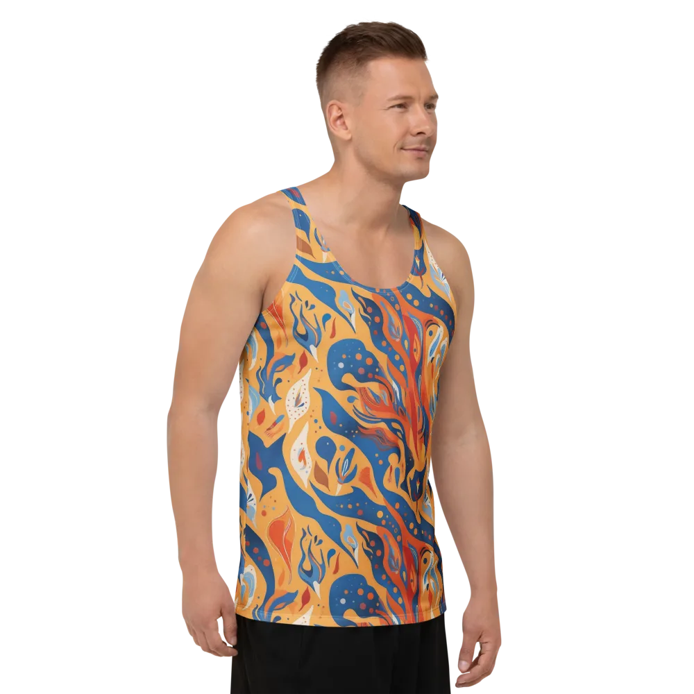 Solar Aviary on Men's Tank Top — Right Front