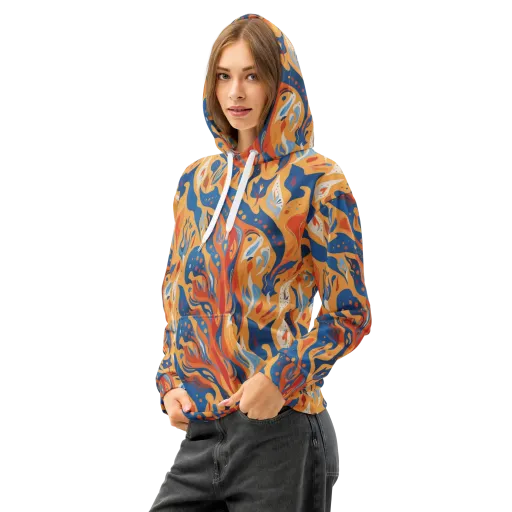 Solar Aviary on a Cotton Hoodie