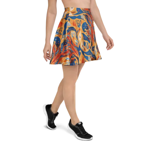 Solar Aviary on a Skater Skirt