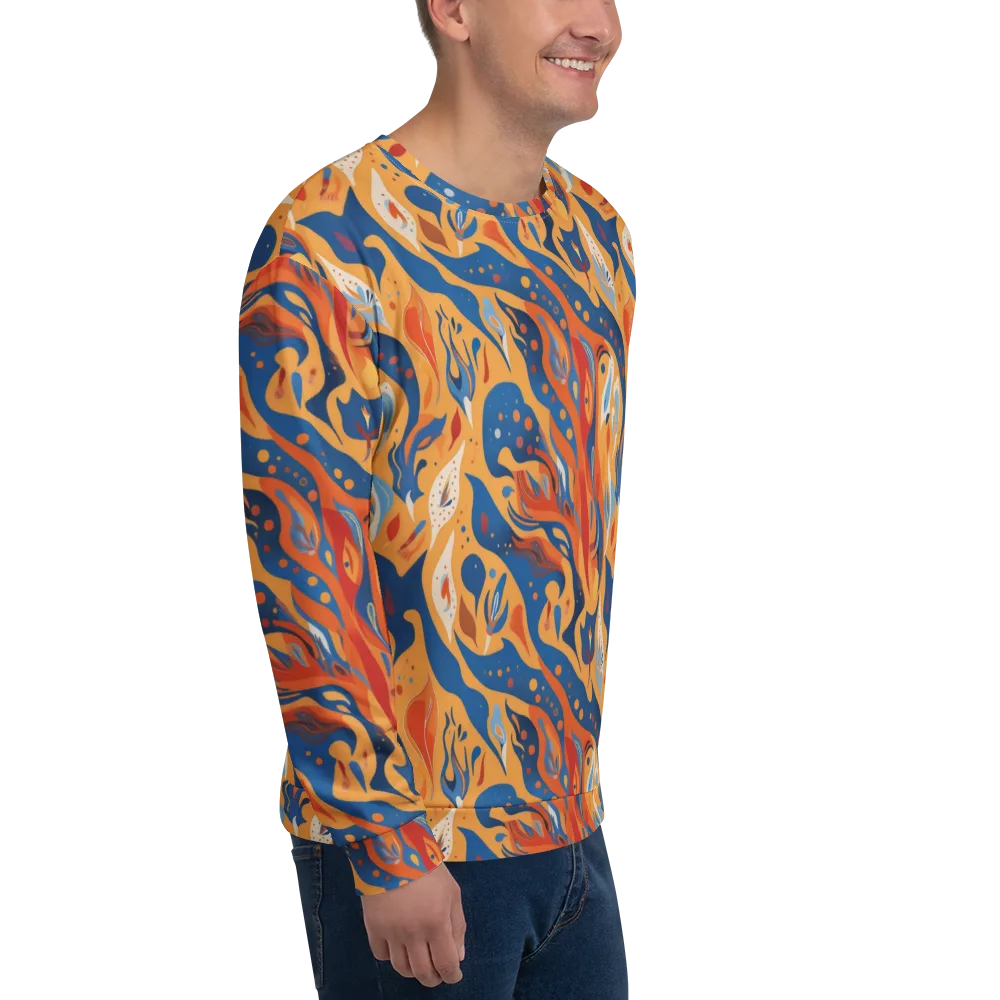 Solar Aviary on Sweatshirt — Right Front