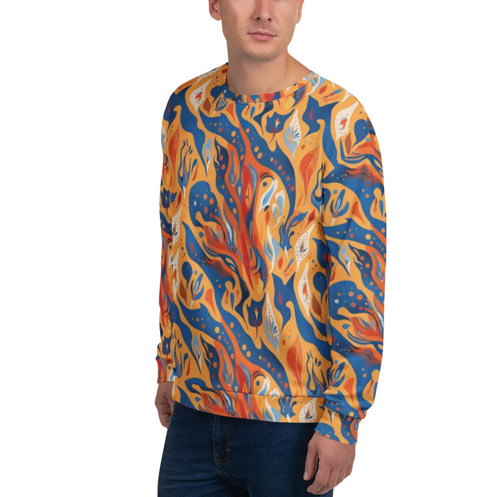 Solar Aviary on Sweatshirt — Left Front