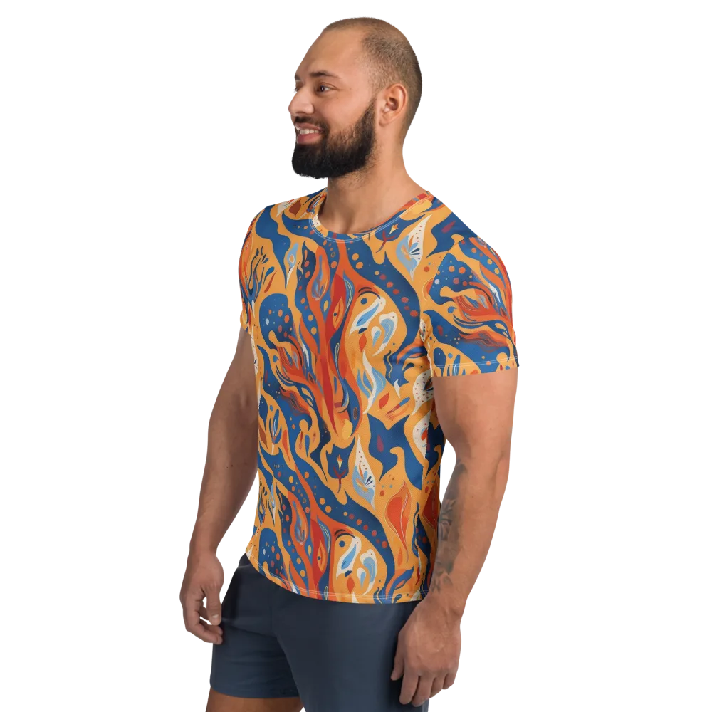 Solar Aviary on Men's Athletic T-Shirt — Left