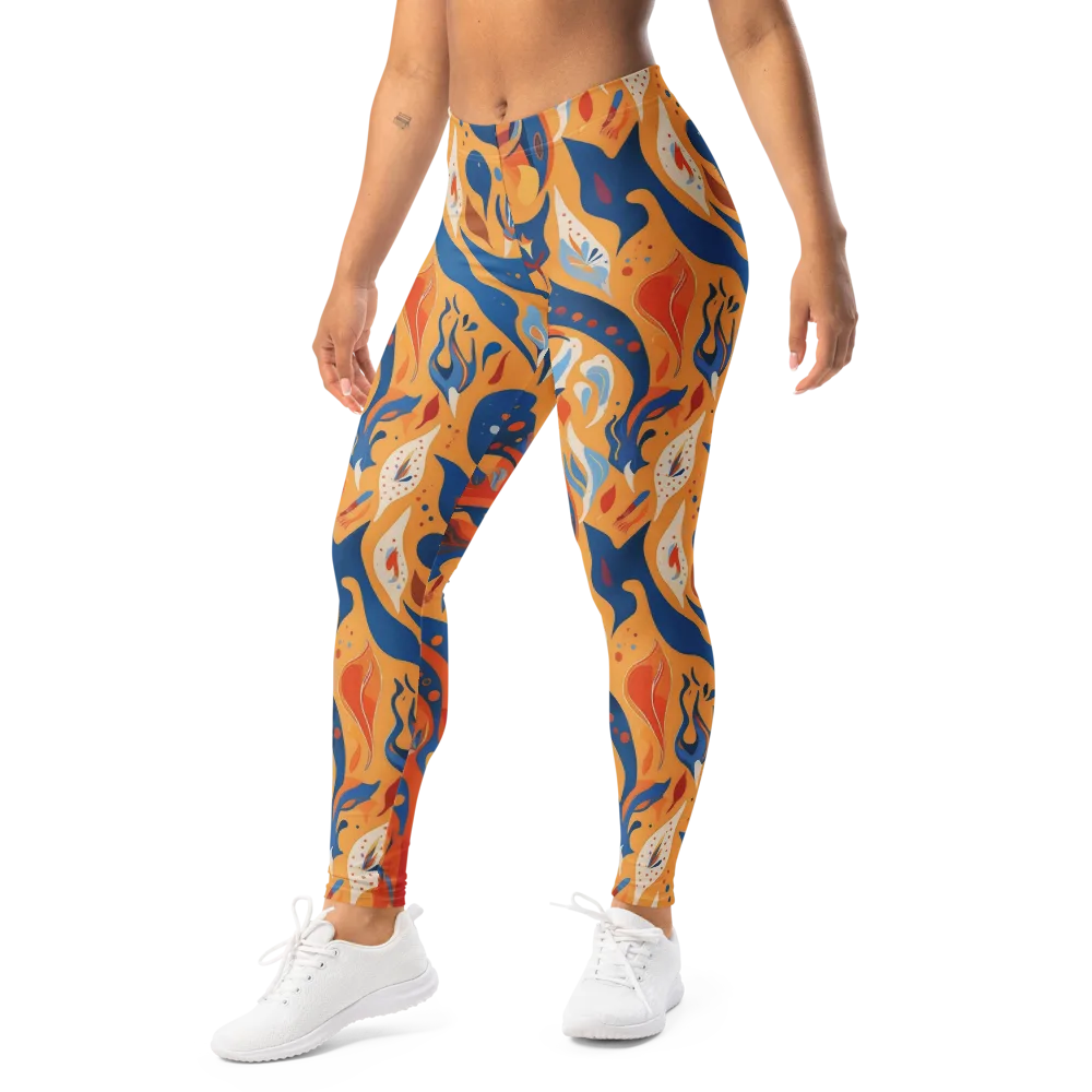 Solar Aviary on Leggings — Left Front
