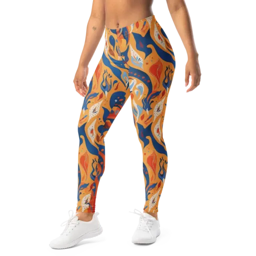 Solar Aviary on a Leggings