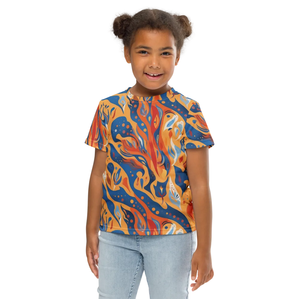Solar Aviary on Kids Crew Neck T-Shirt — Front