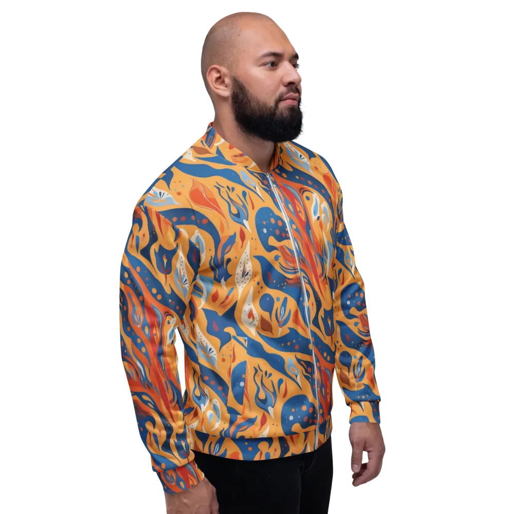 Solar Aviary on Bomber Jacket — Right