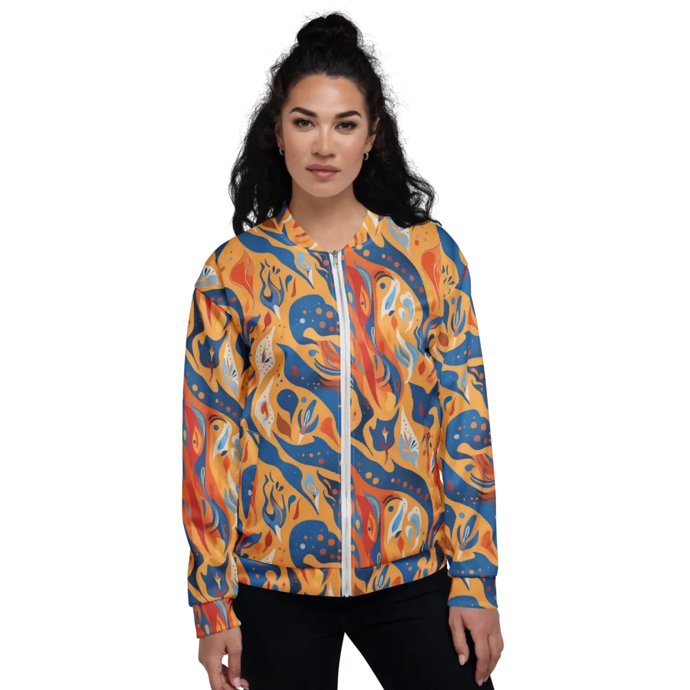 Solar Aviary on Bomber Jacket — Front