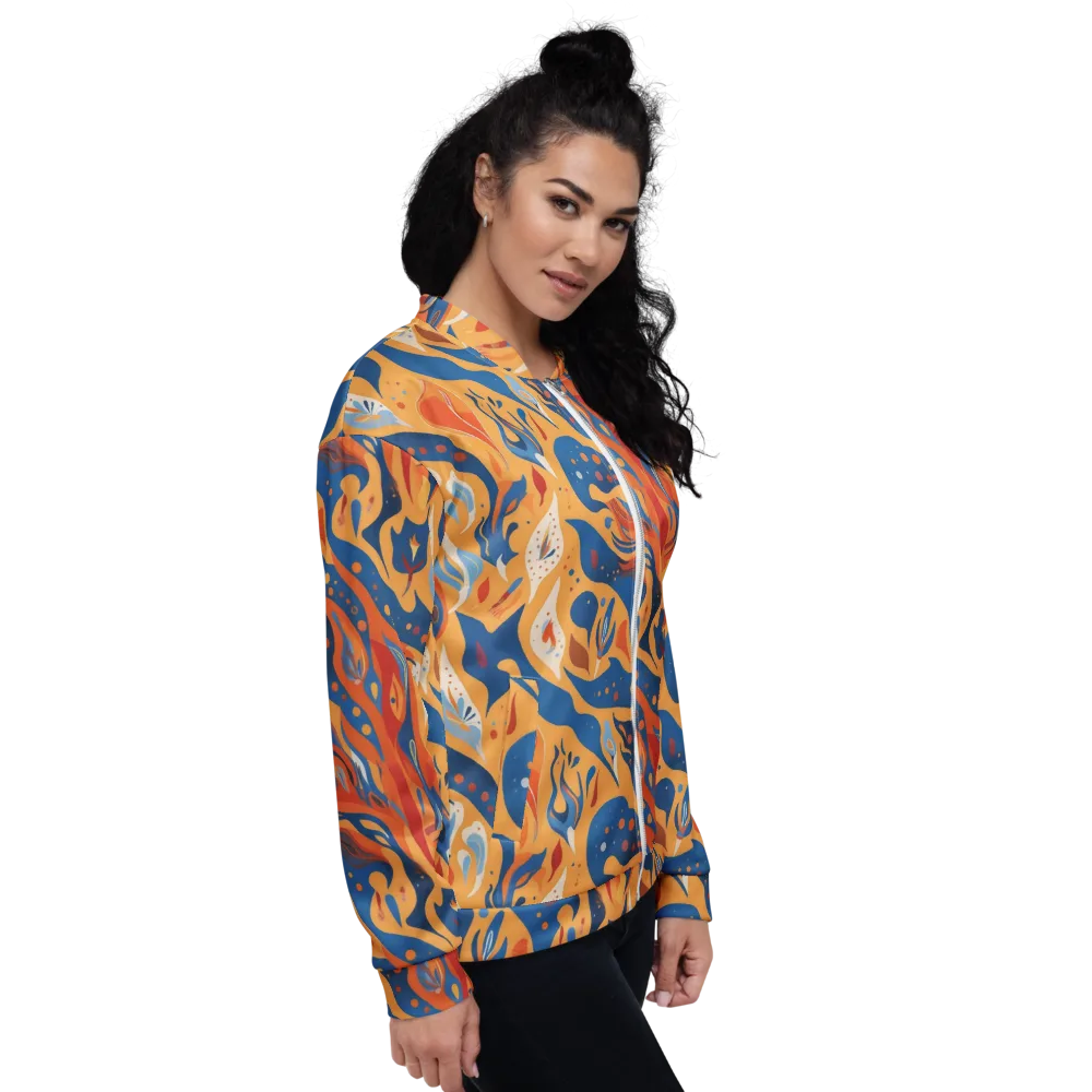 Solar Aviary on Bomber Jacket — Right