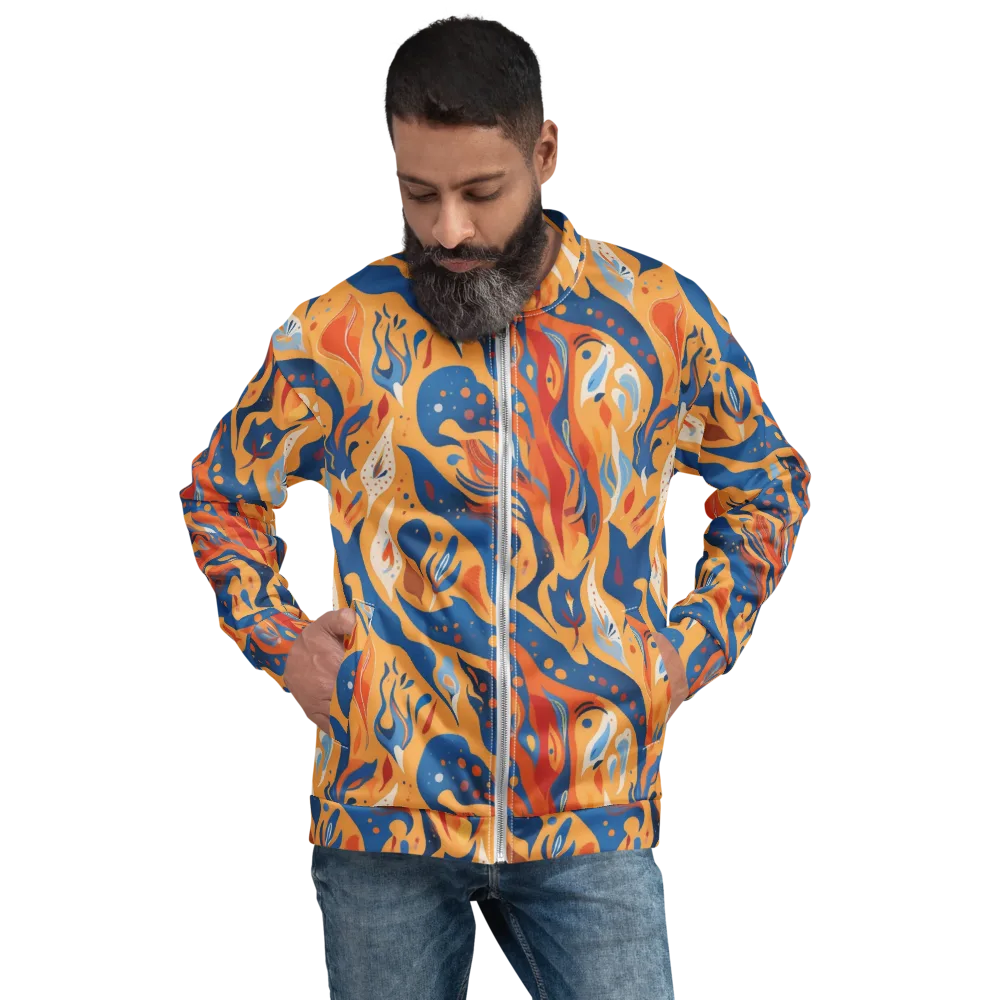 Solar Aviary on Bomber Jacket — Front