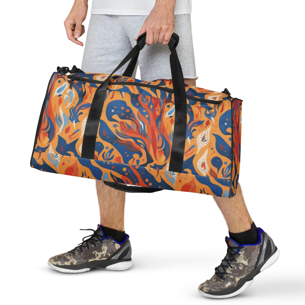 Solar Aviary on Duffle Bag — Front