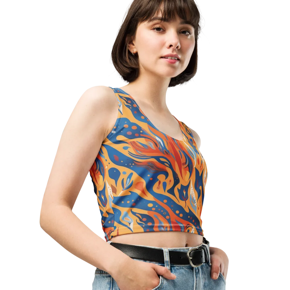 Solar Aviary on Crop Top — Right Front