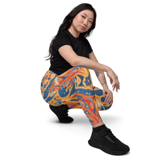 Solar Aviary on a Leggings with Pockets